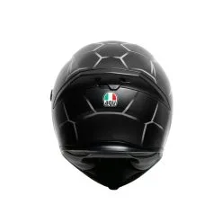 AGV Casque K5 S VULCANUM GREEN 0041A2MY 054 | GRIS NOIR -Pas Cher Visière Casque Moto Magasin 0041a2my 054 b 2f3695a