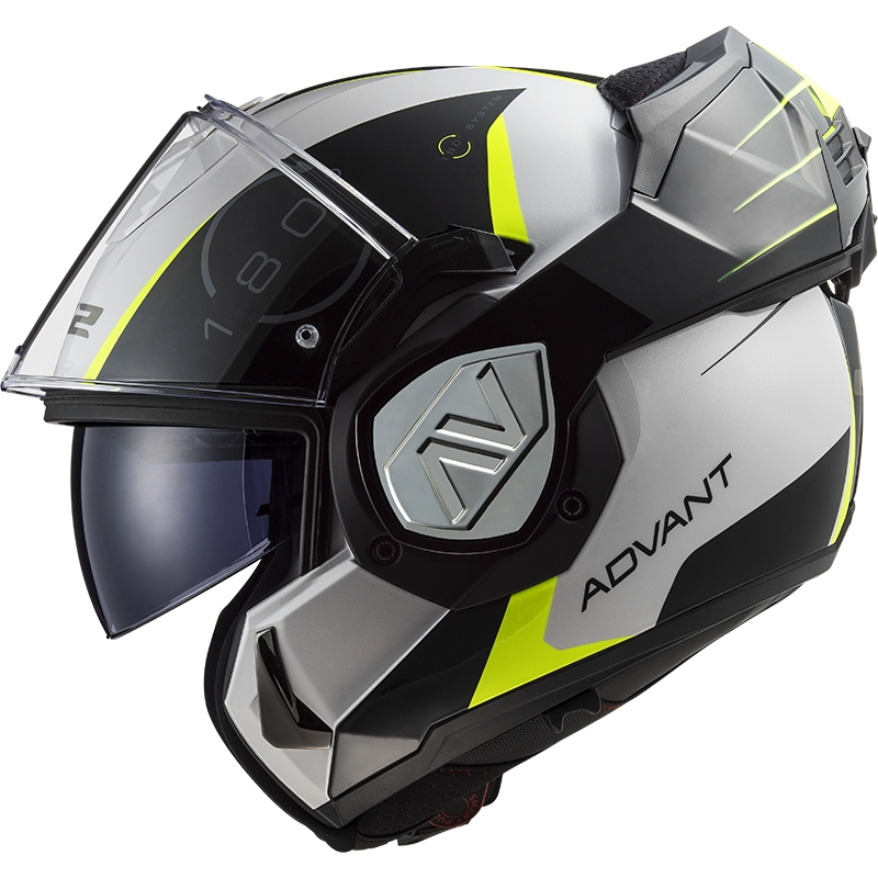 LS2 Casque FF906 ADVANT CODEX 569063102 | Blanc Noir 2 LS2 Casque FF906 ADVANT CODEX 569063102 | Blanc Noir – Image 2