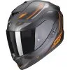 SCORPION Casque EXO-1400 EVO CARBON AIR KYDRA 114-405-168 | Noir Mat/orange