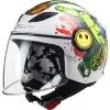 LS2 Casque OF602 FUNNY CROCO GLOSS Enfant 306022061 | Blanc/vert | Enfants