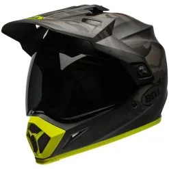 BELL Casque MX-9 Adventure Mips BEL80051260 | Camo Noir Mat Jaune Fluo