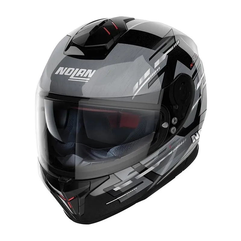 NOLAN Casque N80-8 METEOR N-COM N88000588067 | Gris Métallisé/noir 1 NOLAN Casque N80-8 METEOR N-COM N88000588067 | Gris Métallisé/noir