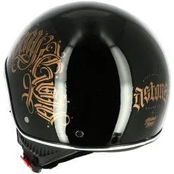 ASTONE Casque MINIJET 66 TATTOO BLACK LETTERS MINI66-BLA-BK | Noir/Marron -Pas Cher Visière Casque Moto Magasin none 091226c5cf57110df2bad9898b510c99 091226c