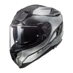 LS2 Casque FF327 CHALLENGER HPFC JEANS 103271908 | Titanium | Homme