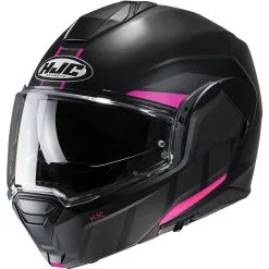HJC Casque I100 BEIS MC8SF 188478 | Noir/fuchsia