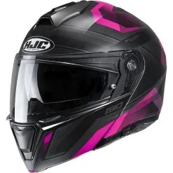 HJC Casque I90 LARK MC8SF 154078 | Noir/rouge