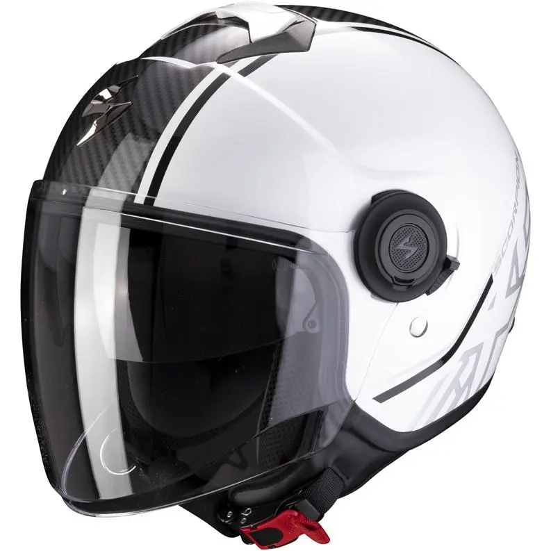 SCORPION Casque EXO-CITY AVENUE 83-256-63 | Blanc/Noir | Femme 1 SCORPION Casque EXO-CITY AVENUE 83-256-63 | Blanc/Noir | Femme