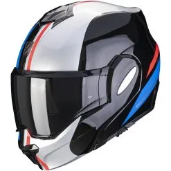 SCORPION Casque EXO-TECH Forza 18-392-163 | Noir Argent Rouge