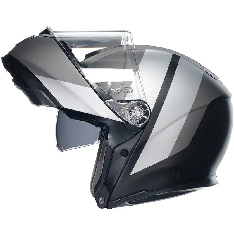 AGV Casque SPORTMODULAR OVERLAY 1201A2IY 100 | Noir/gris 2 AGV Casque SPORTMODULAR OVERLAY 1201A2IY 100 | Noir/gris – Image 2