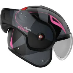 ROOF Casque BOXXER VIPER 12723 | Noir/Rose Mat -Pas Cher Visière Casque Moto Magasin none 2243b7805af145bb1302db0b87a3cf29 2243b78