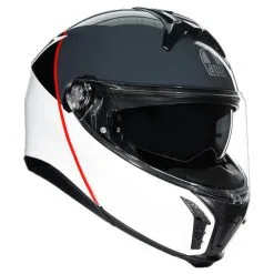 AGV Casque TOURMODULAR BALANCE 1251E2OY 002 | Blanc Gris Rouge