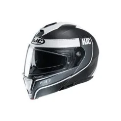 HJC Casque I90 DAVAN MC10SF 153470 | Gris/Blanc