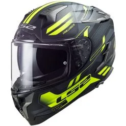 LS2 Casque FF327 CHALLENGER HPFC SPIN 103275053 | Mat Cobalt Jaune Fluo