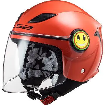LS2 Casque OF602 FUNNY GLOSS Enfant 306021032 | Rouge | Enfants 1 LS2 Casque OF602 FUNNY GLOSS Enfant 306021032 | Rouge | Enfants