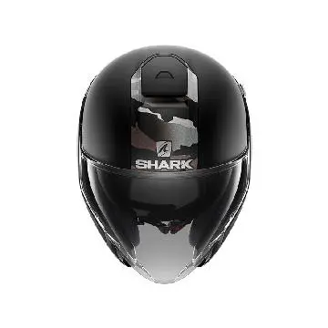 SHARK Casque CITYCRUISER GENOM Mat HE1935EKSA | Noir Mat / Camouflage Gris 2 SHARK Casque CITYCRUISER GENOM Mat HE1935EKSA | Noir Mat / Camouflage Gris – Image 2