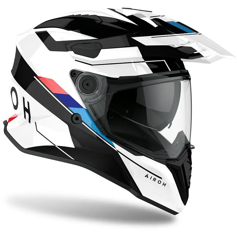 AIROH CASQUE CROSSOVER COMMANDER Skill CMSK38 | Blanc Glossy 2 AIROH CASQUE CROSSOVER COMMANDER Skill CMSK38 | Blanc Glossy – Image 2