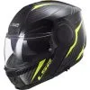 LS2 Casque FF902 SCOPE SKID 509022054 | Noir Mat/Jaune Fluo | Unisexe