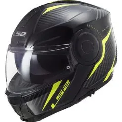LS2 Casque FF902 SCOPE SKID 509022054 | Noir Mat/Jaune Fluo | Unisexe