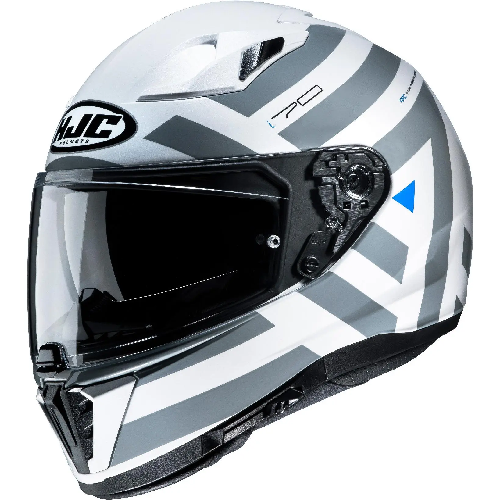 HJC Casque I70 WATU MC10 150310 | Blanc/gris 1 HJC Casque I70 WATU MC10 150310 | Blanc/gris