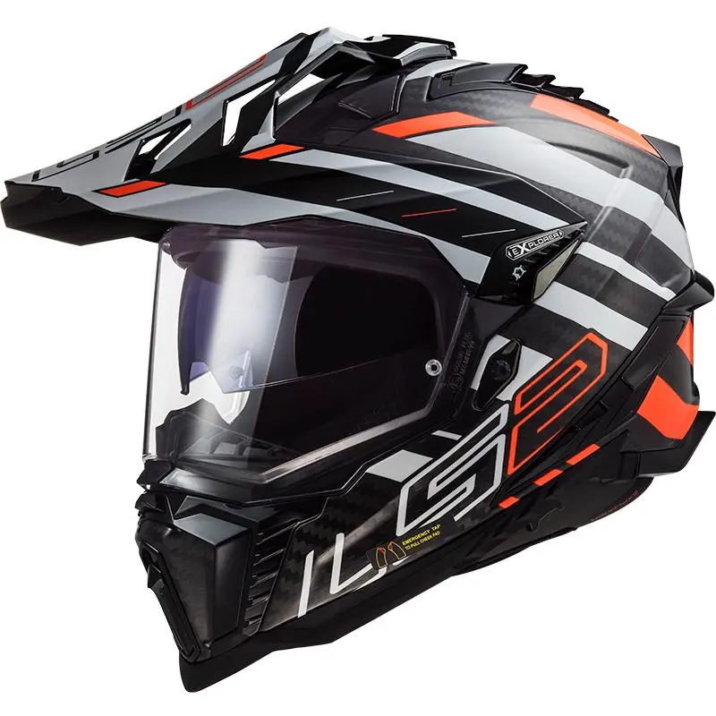 LS2 Casque MX701 EXPLORER CARBON EDGE 467017152 | Carbone Brillant 1 LS2 Casque MX701 EXPLORER CARBON EDGE 467017152 | Carbone Brillant