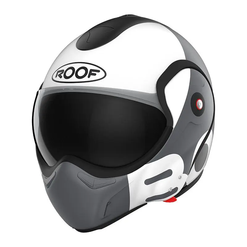 ROOF Casque RO9 BOXXER FLAG 012730- | Noir/blanc Mat 1 ROOF Casque RO9 BOXXER FLAG 012730- | Noir/blanc Mat