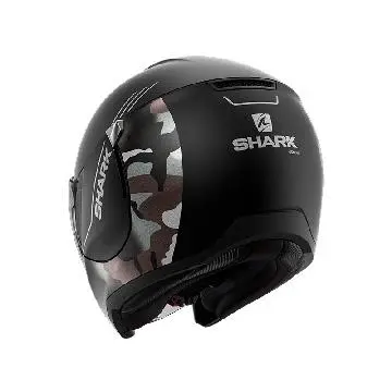 SHARK Casque CITYCRUISER GENOM Mat HE1935EKSA | Noir Mat / Camouflage Gris 3 SHARK Casque CITYCRUISER GENOM Mat HE1935EKSA | Noir Mat / Camouflage Gris – Image 3