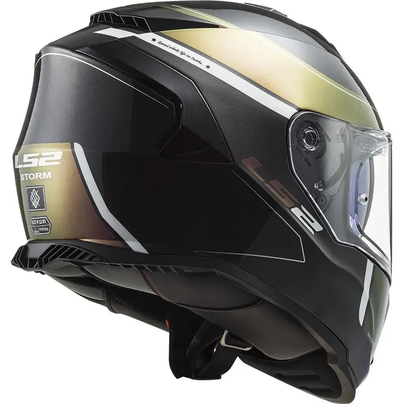 LS2 Casque FF800 STORM VELVET 108003012 | Noir Rainbow | Femme 3 LS2 Casque FF800 STORM VELVET 108003012 | Noir Rainbow | Femme – Image 3