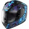 NOLAN Casque N60-6 FOXTROT N66000591035 | Noir Mat/bleu/violet