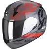 SCORPION Casque EXO-390 IGhost 39-385-246 | Gris Rouge