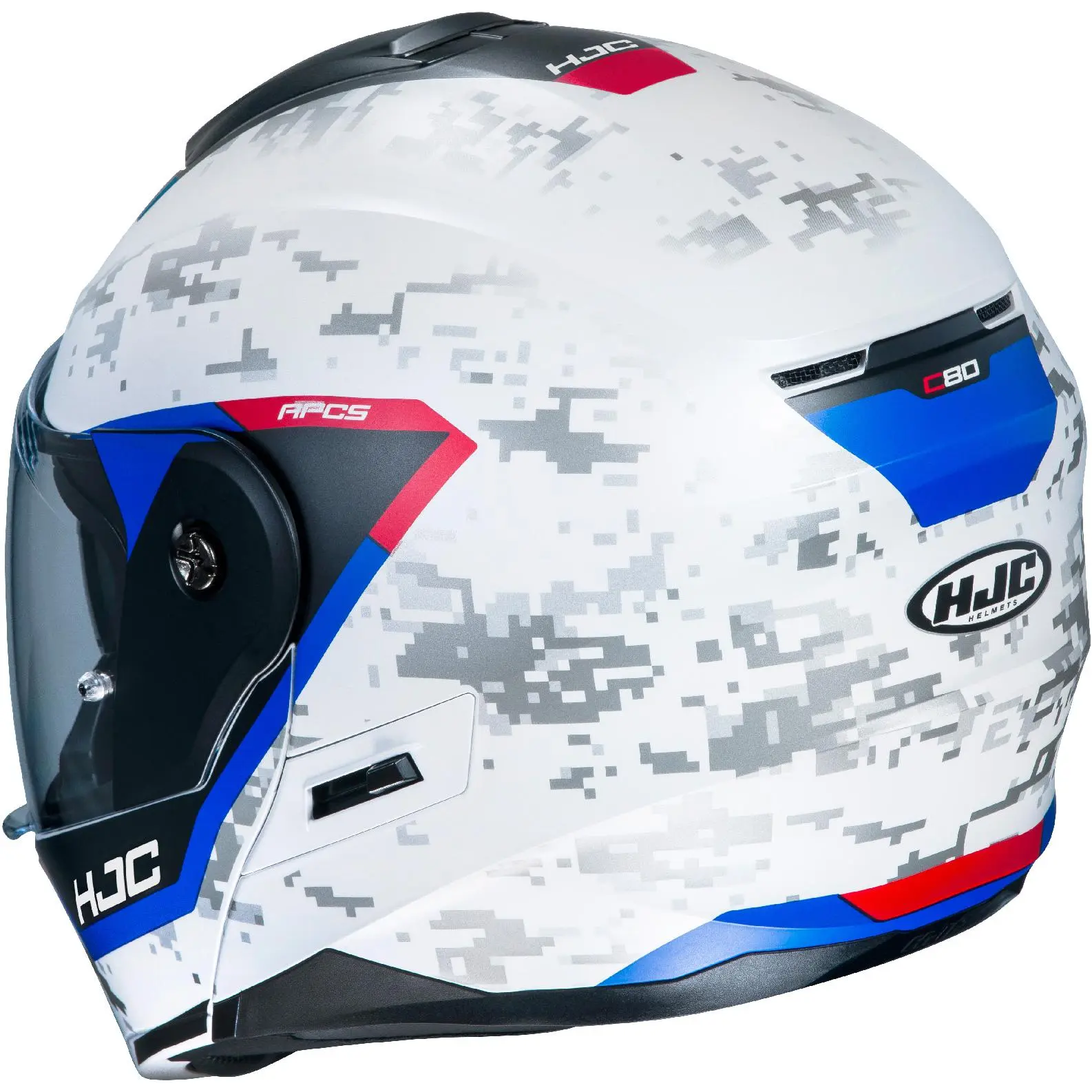 HJC Casque C80 BULT MC21SF 106421 | Blanc/bleu/rouge 3 HJC Casque C80 BULT MC21SF 106421 | Blanc/bleu/rouge – Image 3