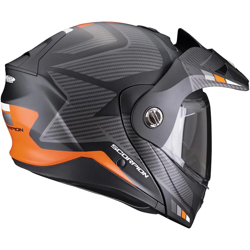 SCORPION Casque Cross Over ADX-2 Camino 89-399-304 | Noir Mat Argent Orange 3 SCORPION Casque Cross Over ADX-2 Camino 89-399-304 | Noir Mat Argent Orange – Image 3