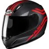 HJC Casque CL-Y STRIX MC1SF 192471 | Noir Rouge | Enfants