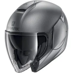 SHARK Casque CITYCRUISER BLANK HE1921EAMA | Gris Mat | Unisexe