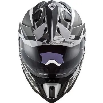 LS2 Casque Cross MX701 EXPLORER ALTER 407012102 | Noir Mat/blanc 2 LS2 Casque Cross MX701 EXPLORER ALTER 407012102 | Noir Mat/blanc – Image 2