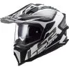 LS2 Casque Cross MX701 EXPLORER ALTER 407012102 | Noir Mat/blanc