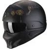 SCORPION Casque EXO-COMBAT Evo Kalavera 85-367-254 | Noir Mat Or