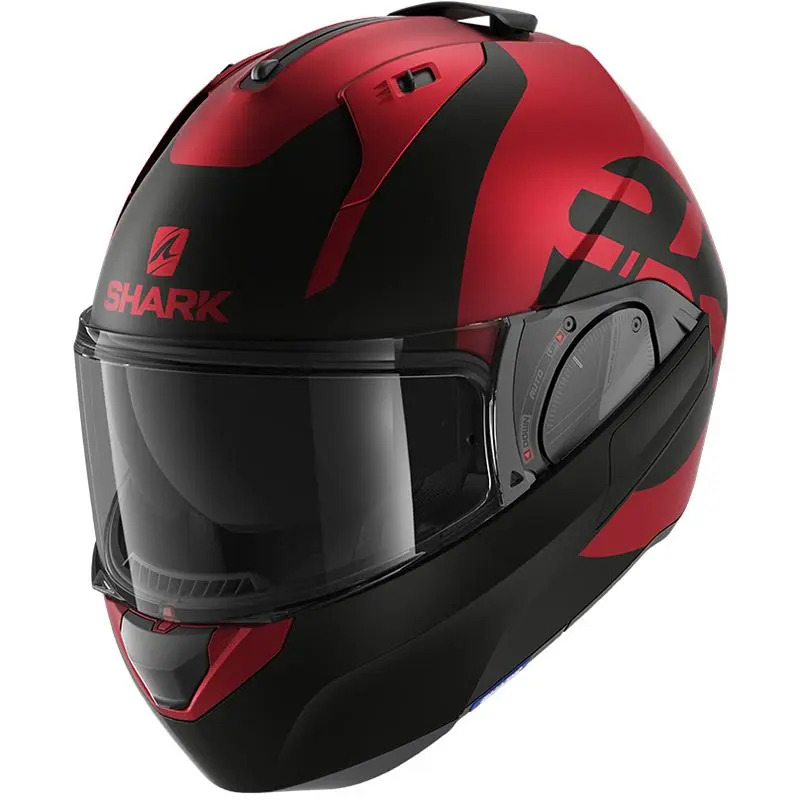 SHARK Casque EVO-ES KEDJE Mat HE9809ERKR | Rouge Noir Rouge 1 SHARK Casque EVO-ES KEDJE Mat HE9809ERKR | Rouge Noir Rouge