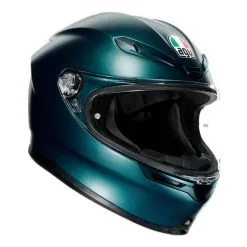 AGV Casque K-6 PETROLIO 6301A4MY 00H | Bleu Pétrole