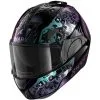 SHARK Casque EVO-ES K-ROZEN HE9814EKVX | Noir/violet Pailleté