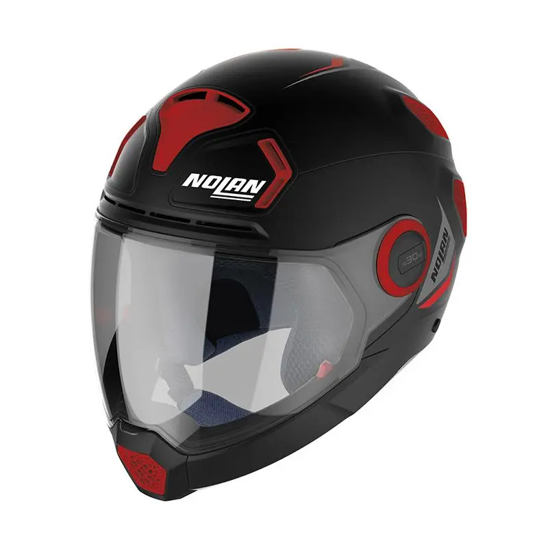 NOLAN Casque Cross Over N30-4 VP INCEPTION N3E000647024 | Noir Mat/rouge 1 NOLAN Casque Cross Over N30-4 VP INCEPTION N3E000647024 | Noir Mat/rouge