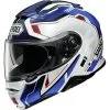 SHOEI Casque NEOTEC II RESPECT TC-10 1206109 | Blanc / Bleu / Rouge
