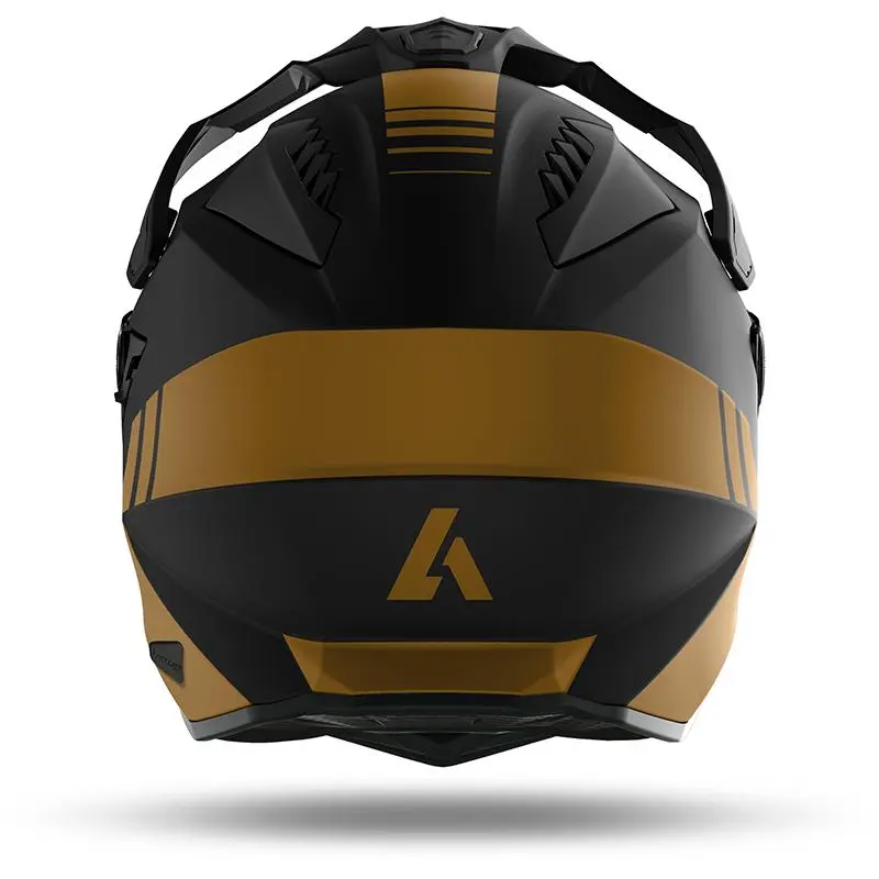 AIROH Casque Cross Over COMMANDER GOLD CMG91 | Or Mat 2 AIROH Casque Cross Over COMMANDER GOLD CMG91 | Or Mat – Image 2