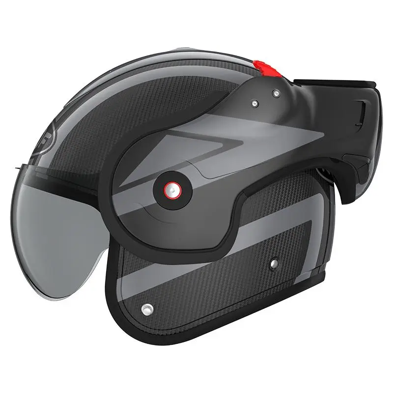 ROOF Casque R09 BOXXER CARBON DART 012771- | Darksilver 2 ROOF Casque R09 BOXXER CARBON DART 012771- | Darksilver – Image 2