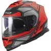 LS2 Casque FF800 STORM FASTER 108002232 | Rouge/Titane | Unisexe