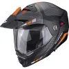 SCORPION Casque Cross Over ADX-2 Camino 89-399-304 | Noir Mat Argent Orange