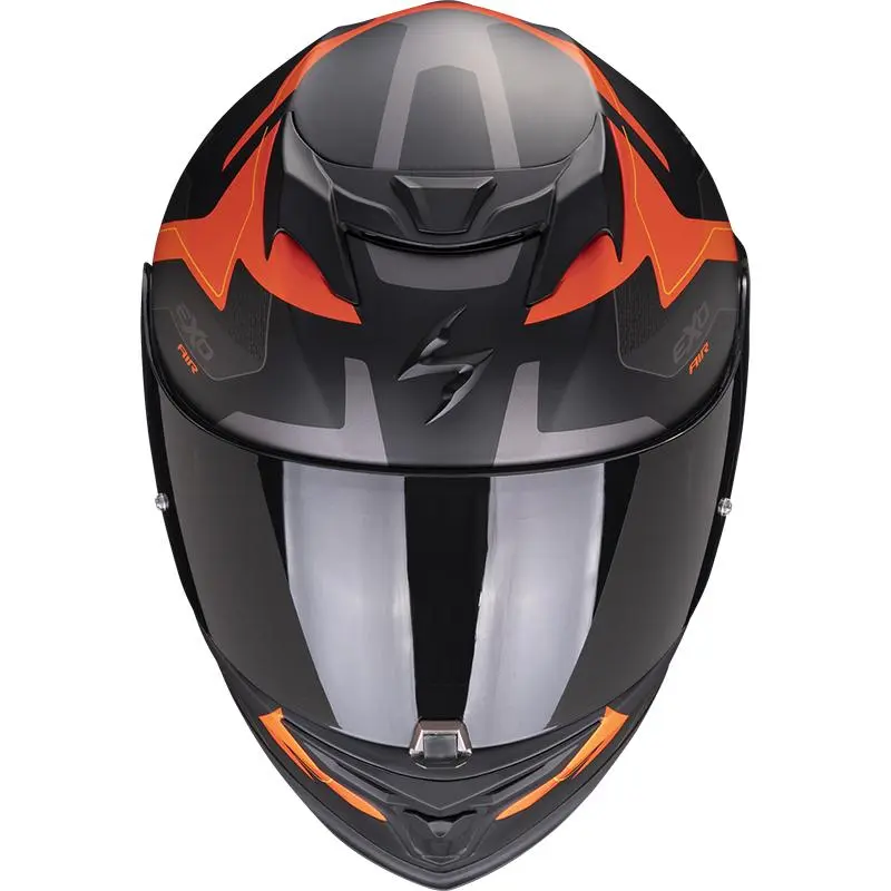 SCORPION Casque EXO-520 EVO AIR ELAN 172-409-168 | Noir Mat/orange 2 SCORPION Casque EXO-520 EVO AIR ELAN 172-409-168 | Noir Mat/orange – Image 2