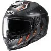 HJC Casque I71 SIMO MC6HSF 156576 | Gris/noir/orange