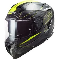 LS2 Casque FF327 CHALLENGER CARBON FOLD 103277654 | Jaune