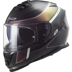 LS2 Casque FF800 STORM VELVET 108003012 | Noir Rainbow | Femme