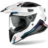 AIROH Casque Cross Over COMMANDER FACTOR CMF38 | Blanc Brillant